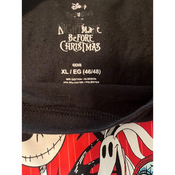 Nightmare Before Christmas Misfit Love Black Tee XL Cosplay Alt Goth Disney - Picture 2 of 3